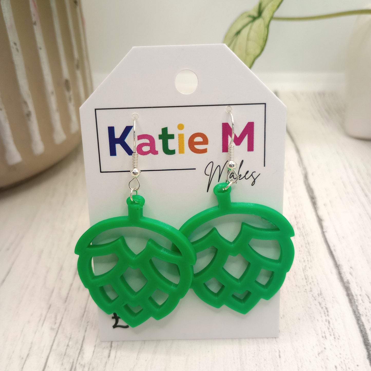 3D Printed Hop Earrings