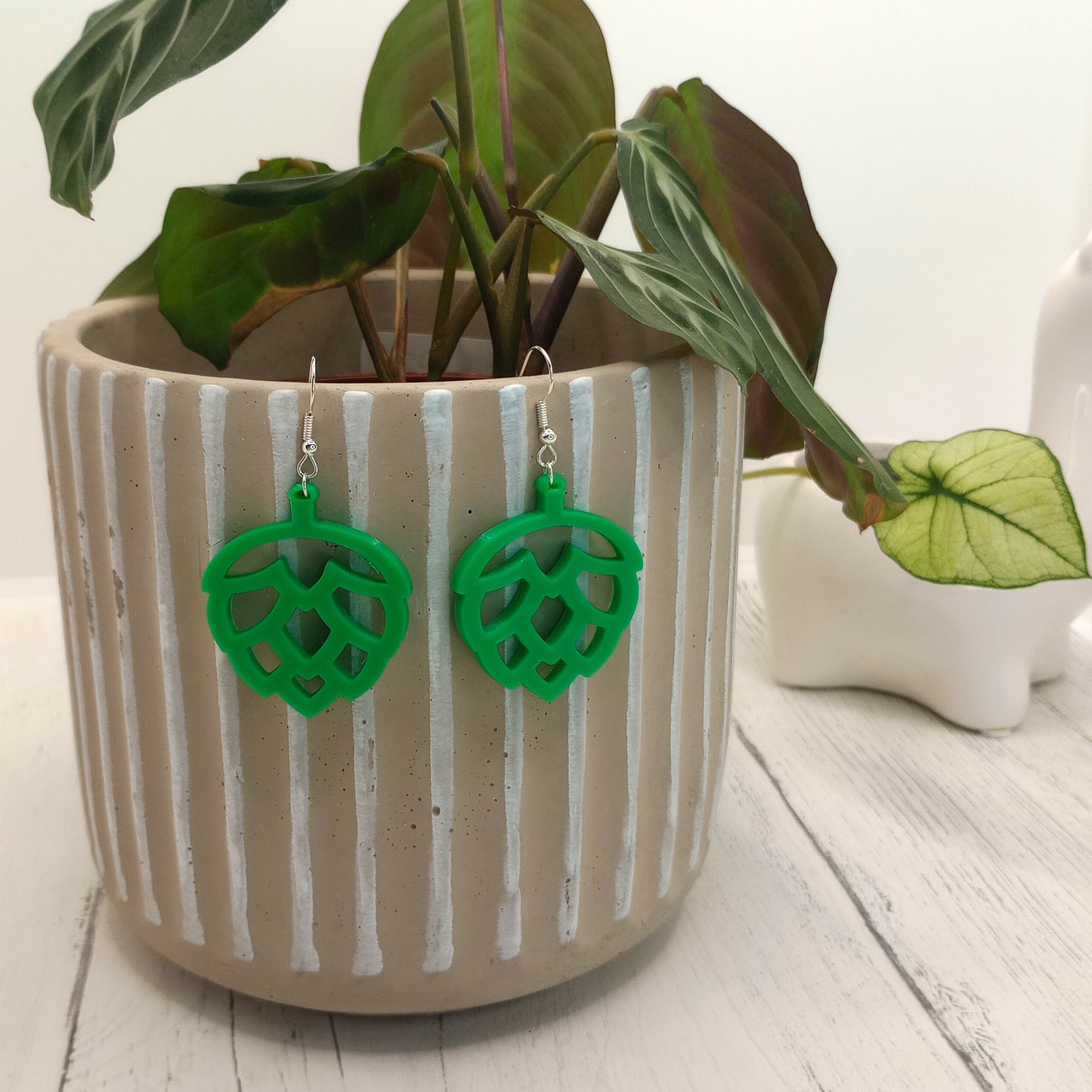 3D Printed Hop Earrings