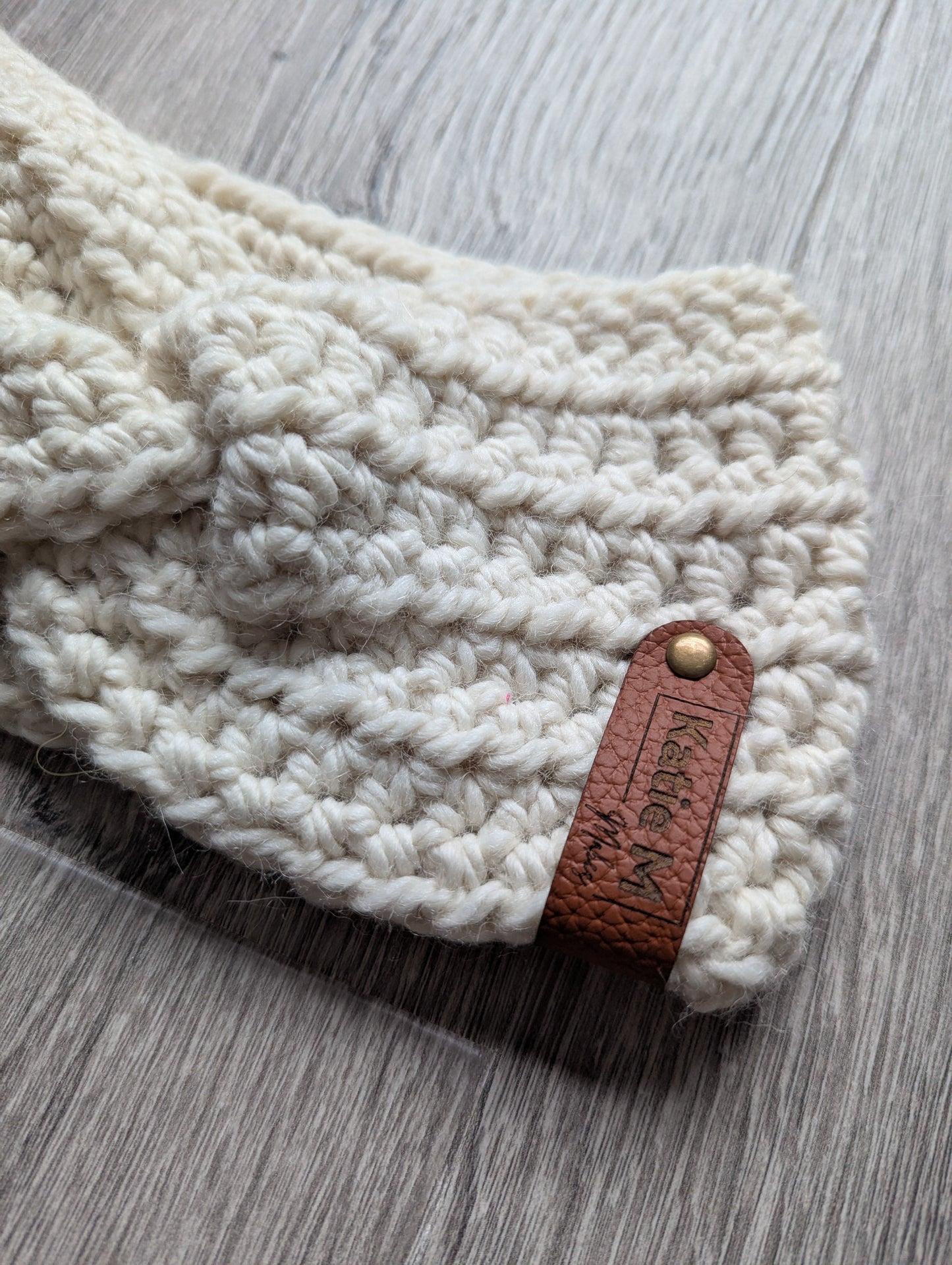 Adult Alpaca Cream Twisted Headband