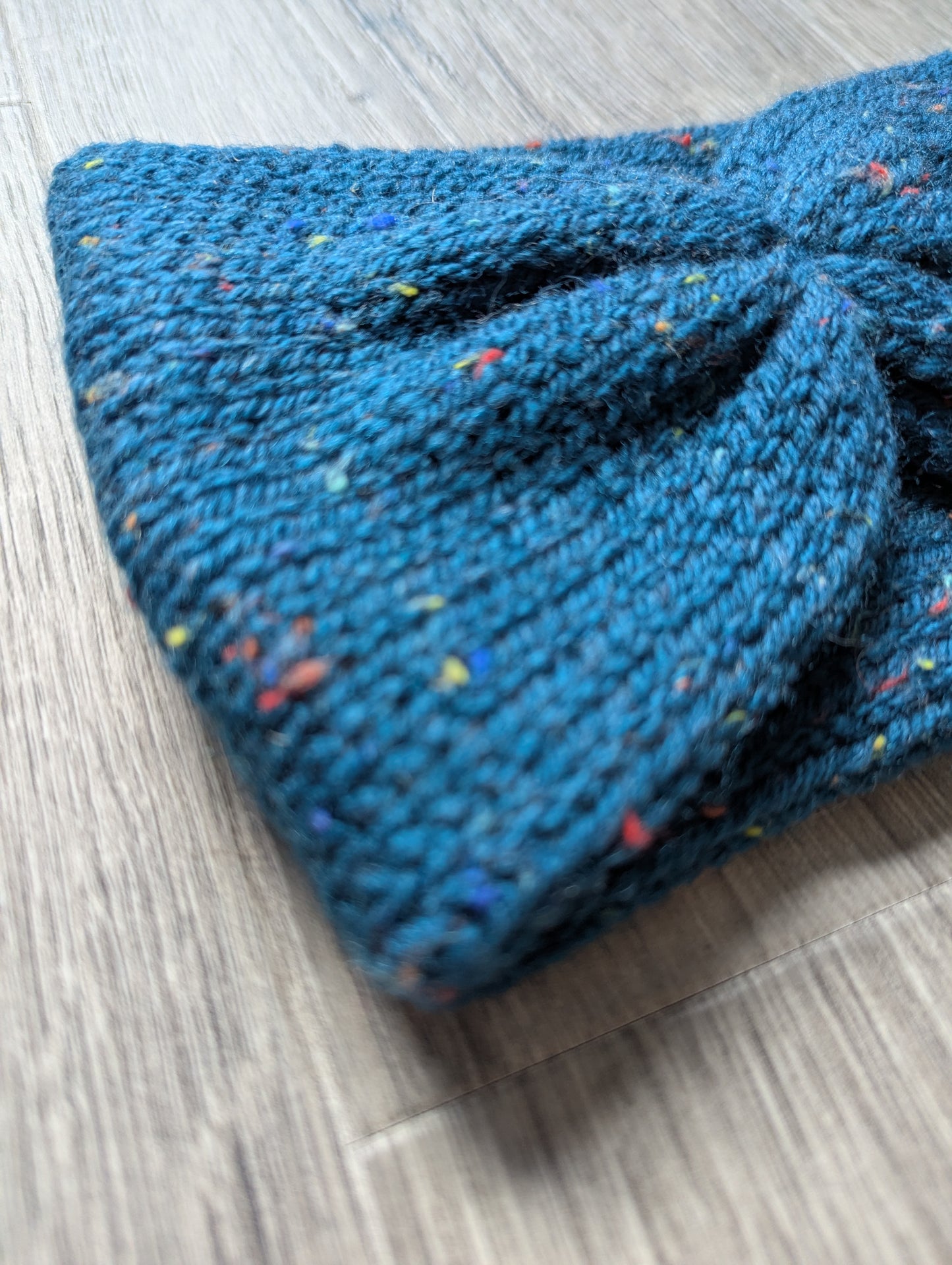 Knitted Teal Headband