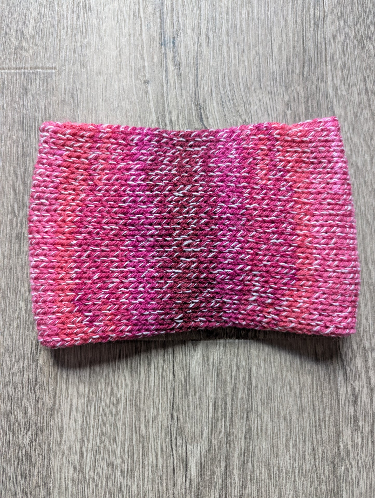Knitted Pink Fade Headband