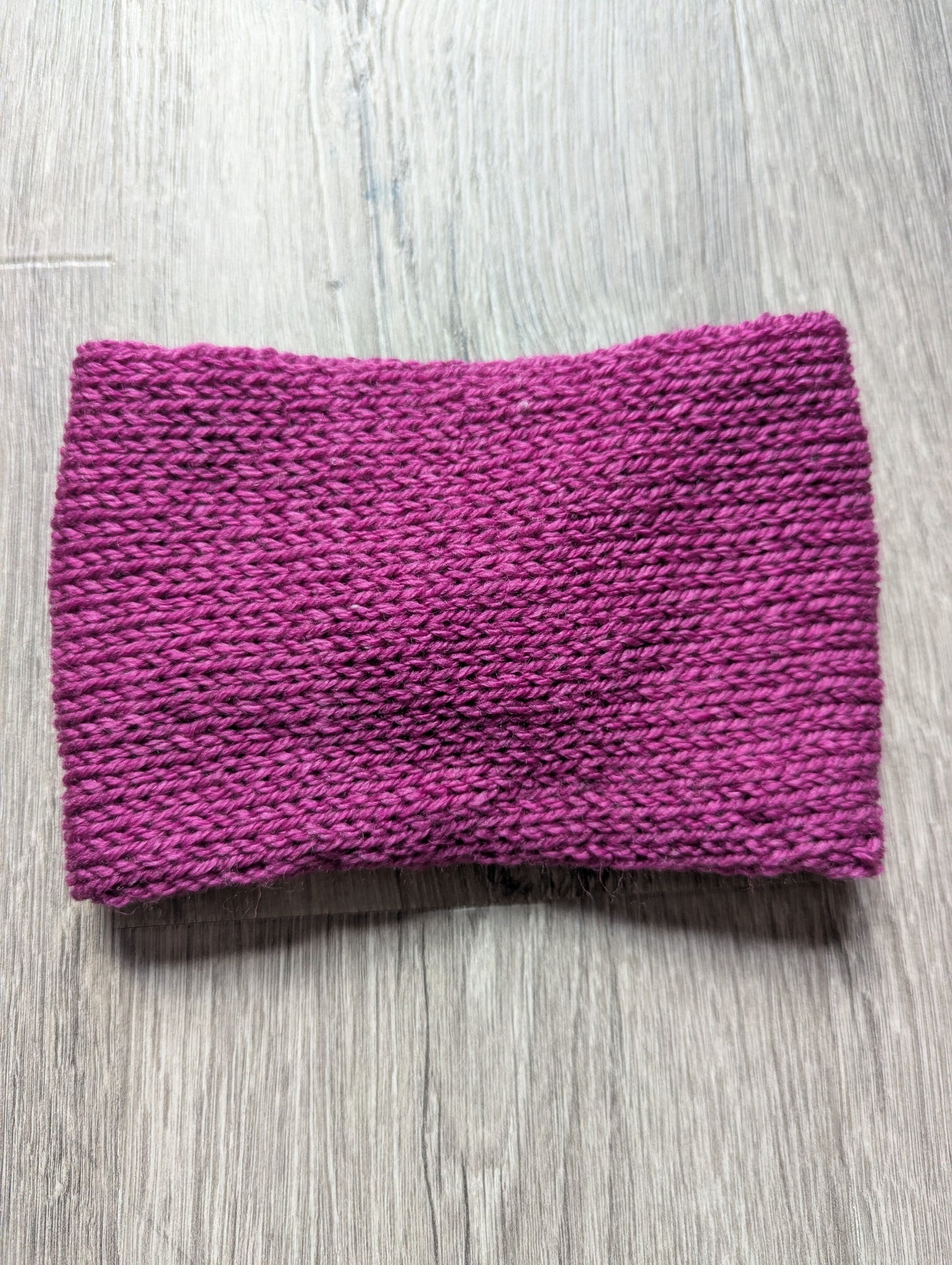 Knitted Fuchsia Pink Headband