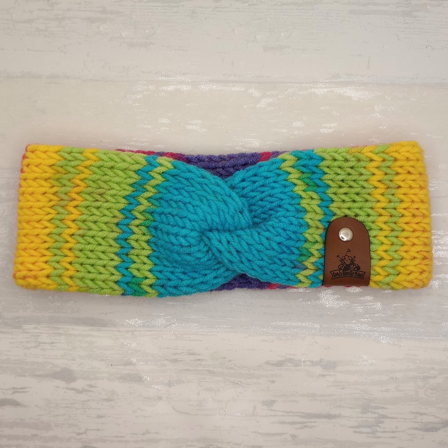 Adult Rainbow Twisted Headband