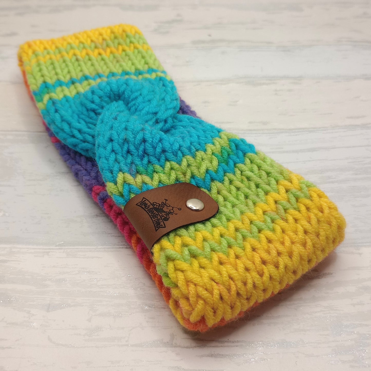 Adult Rainbow Twisted Headband