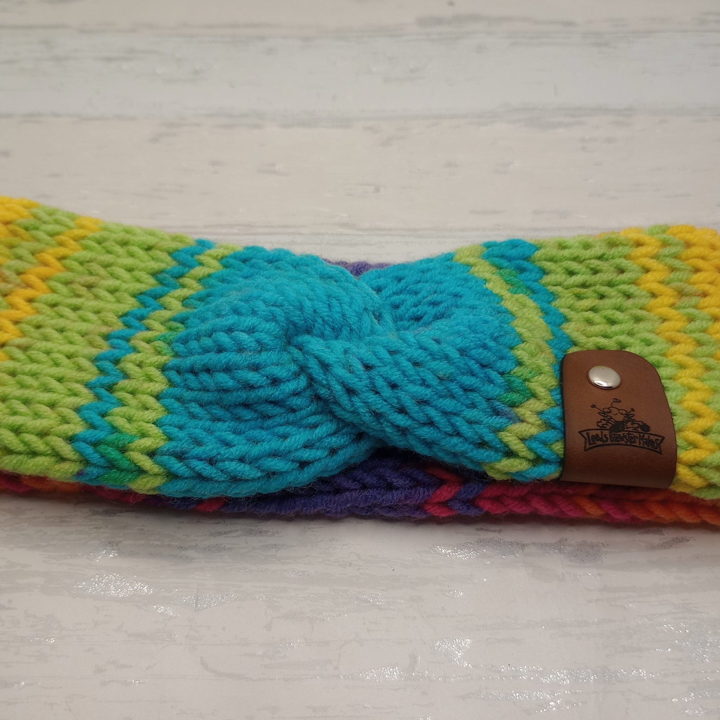 Adult Rainbow Twisted Headband