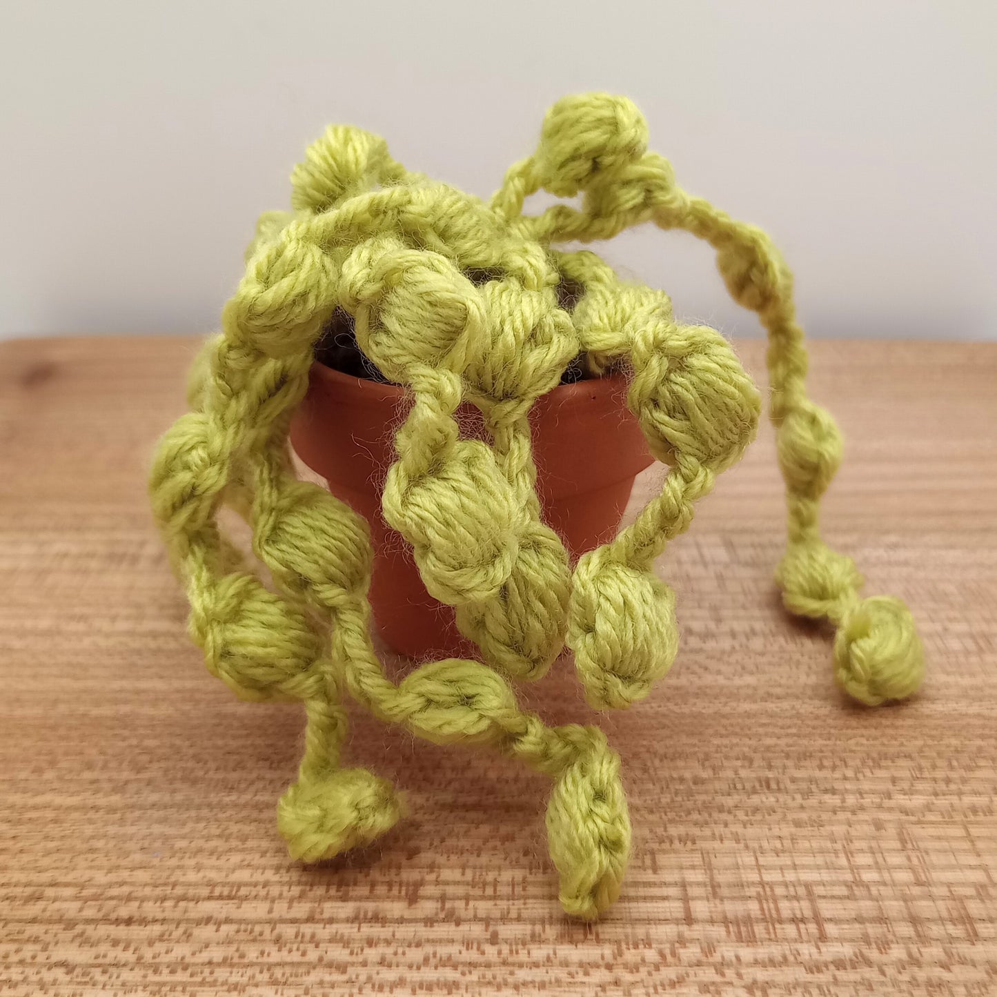 Mini String of Pearls in lime green