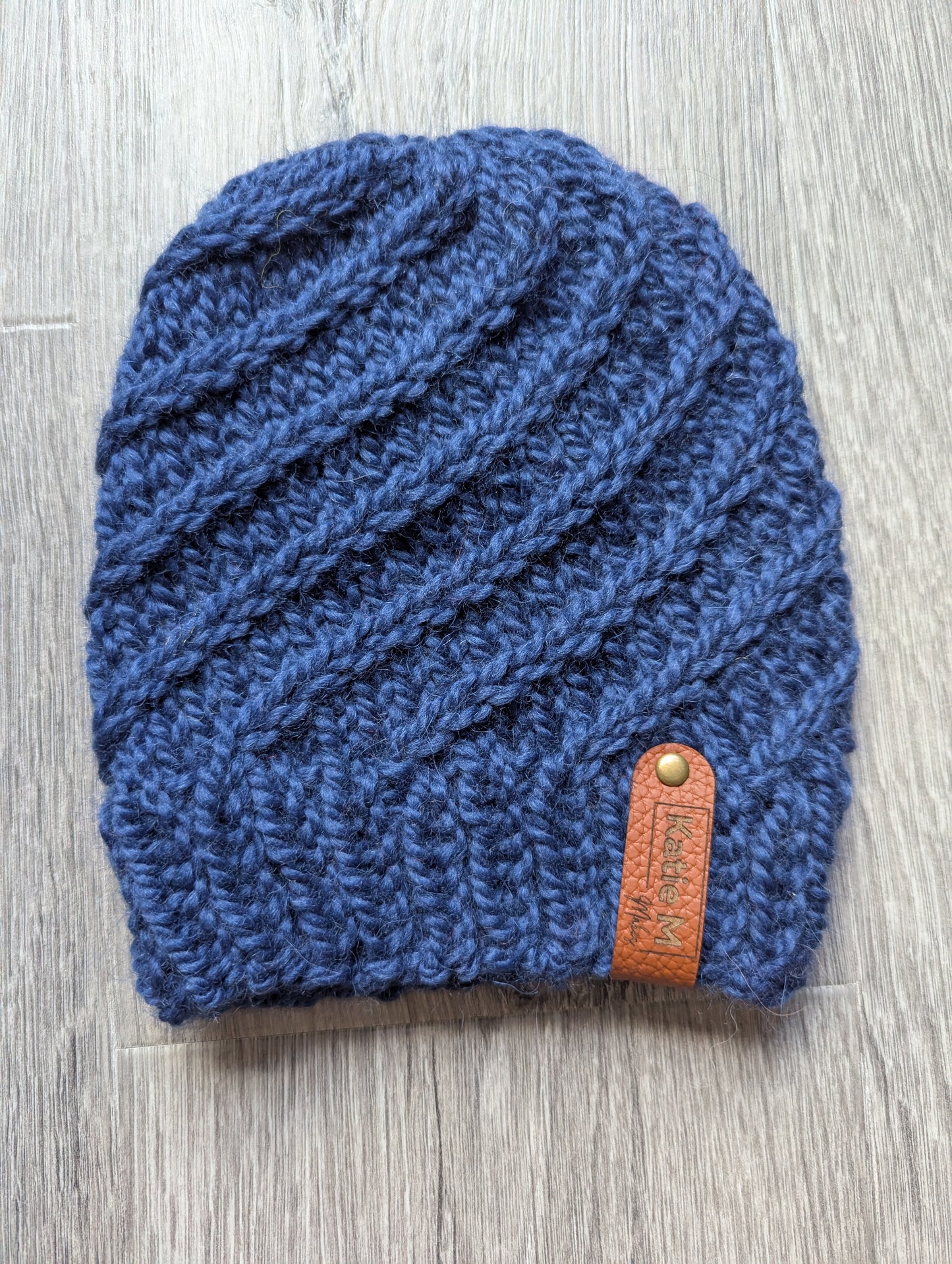 Alpaca Blue Beanie
