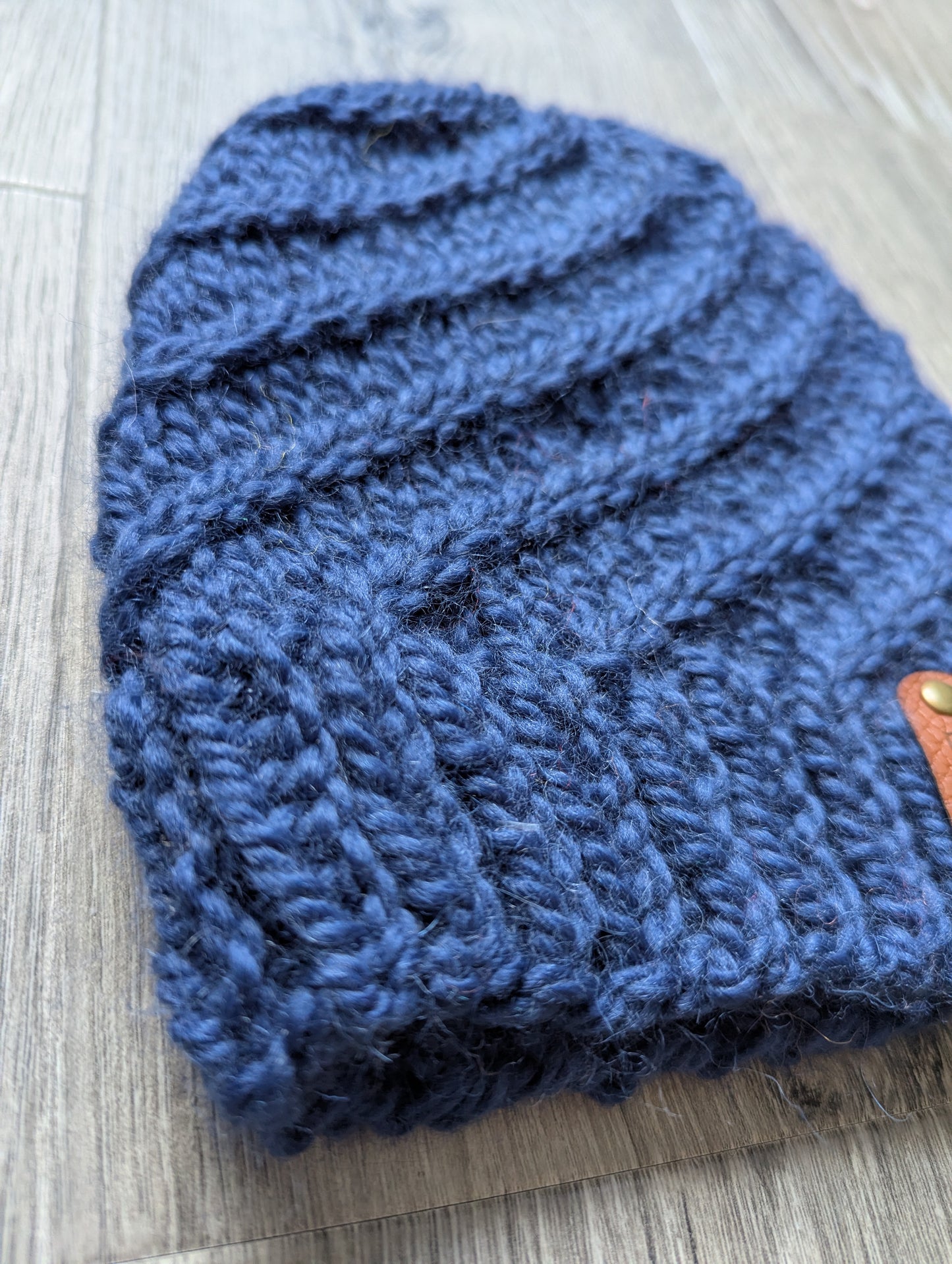 Alpaca Blue Beanie
