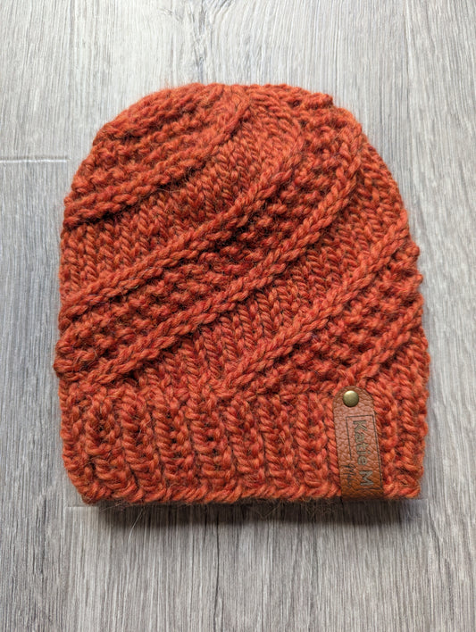 Alpaca Burnt Orange Beanie