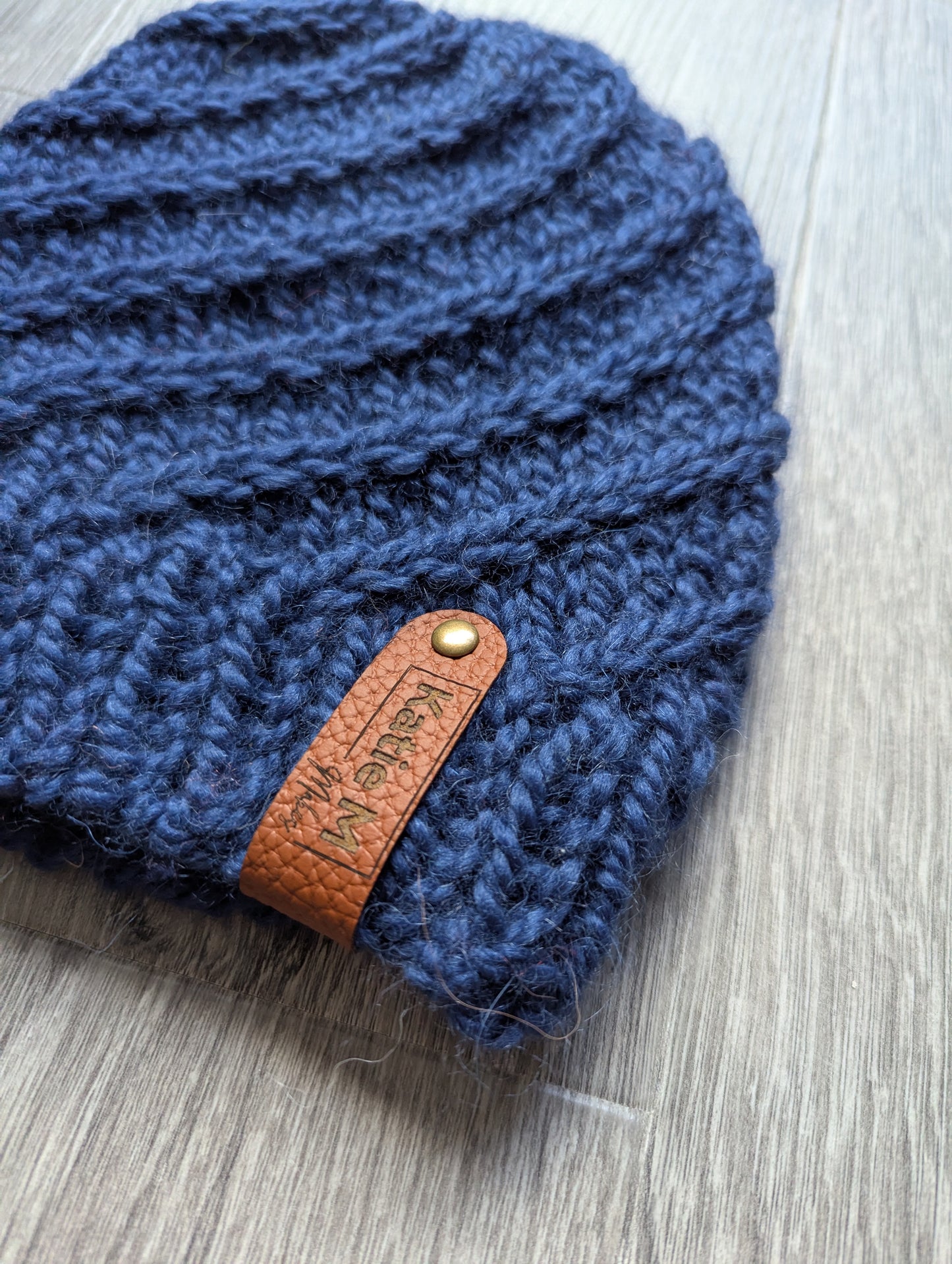 Alpaca Blue Beanie