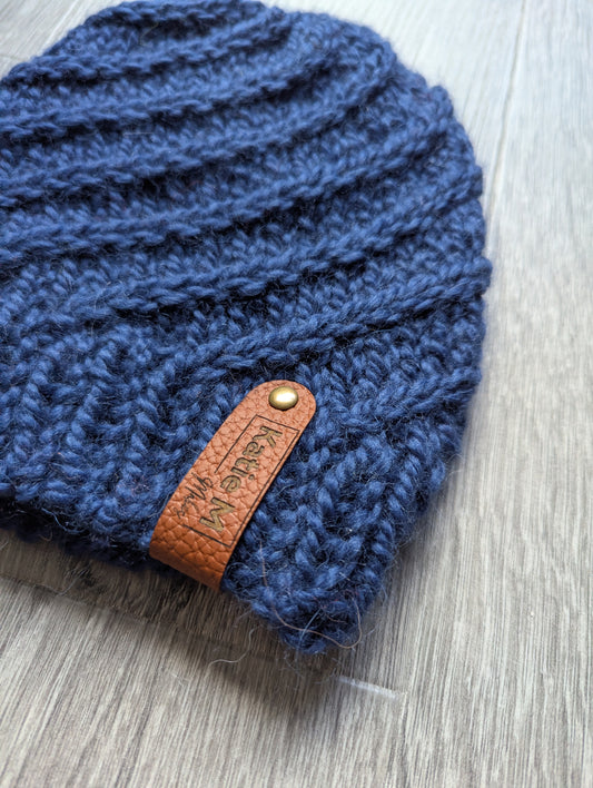 Alpaca Blue Beanie