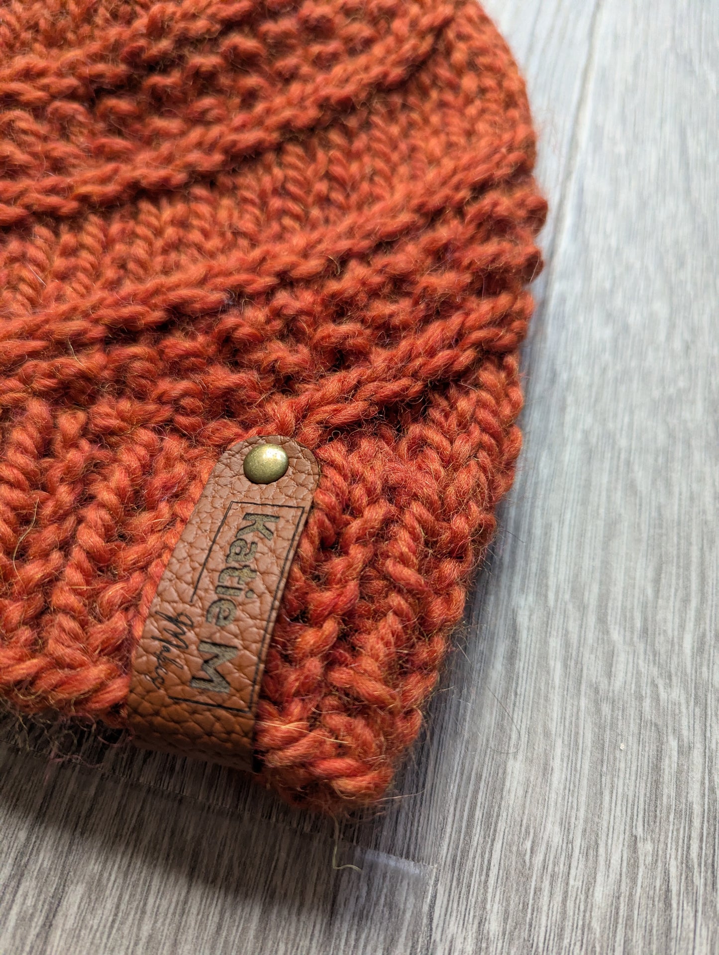 Alpaca Burnt Orange Beanie
