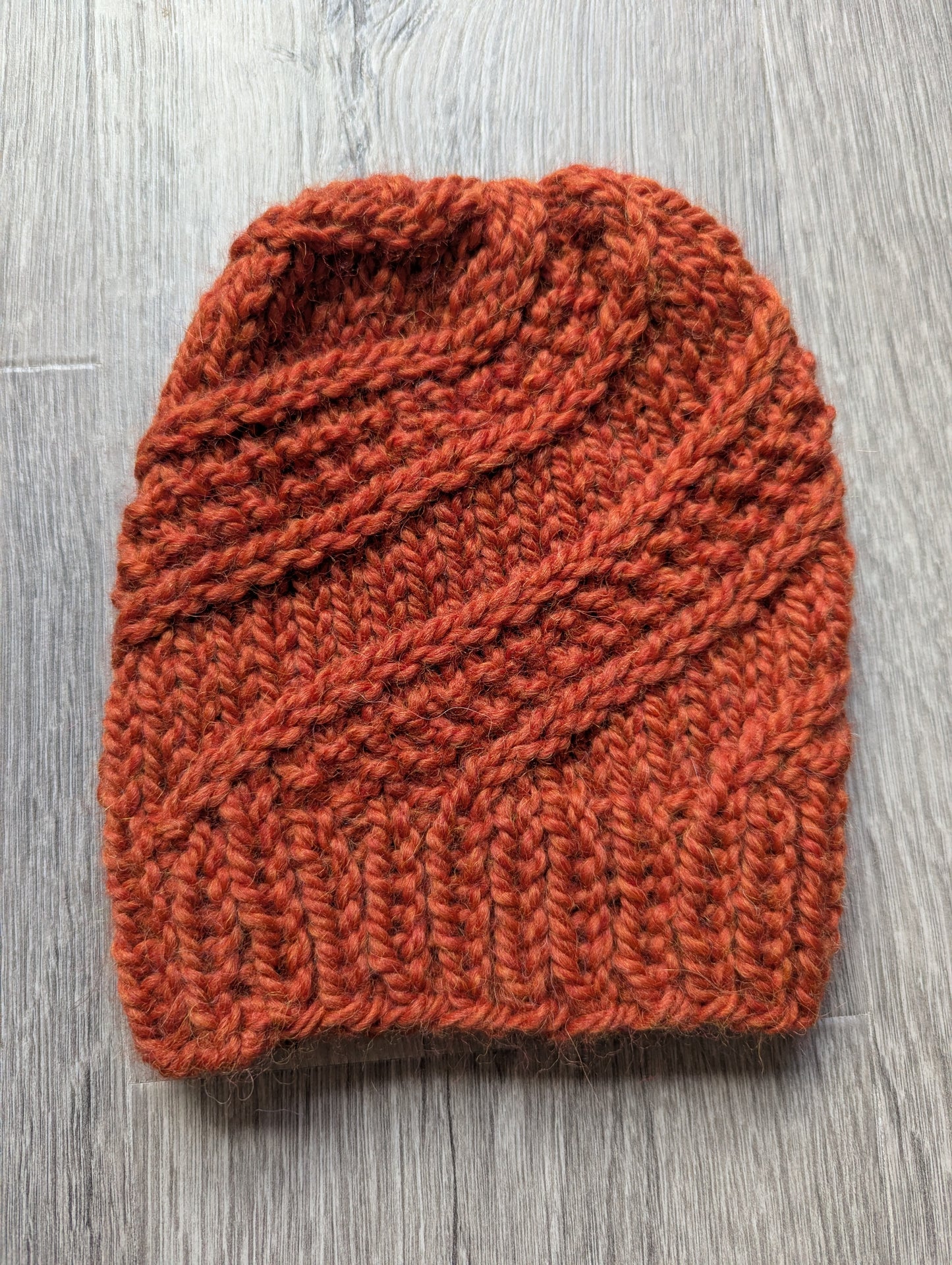 Alpaca Burnt Orange Beanie