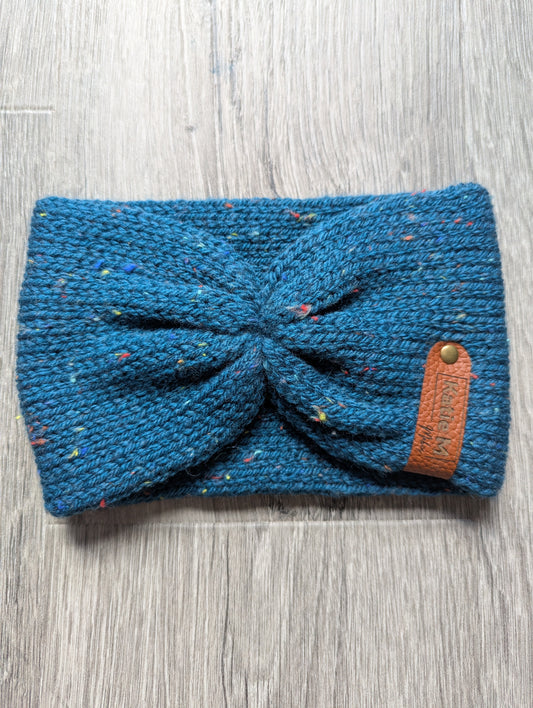 Knitted Teal Headband