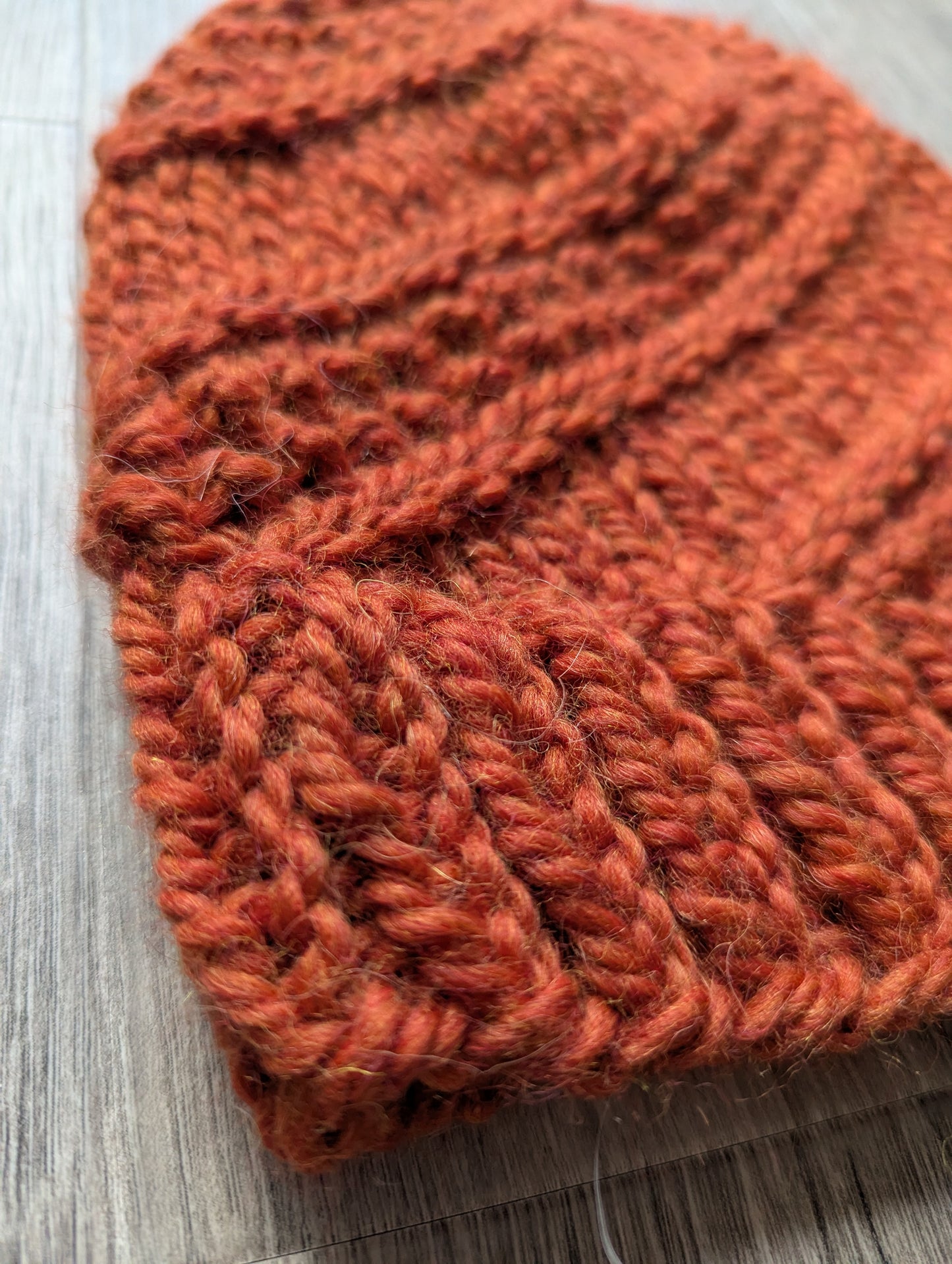 Alpaca Burnt Orange Beanie