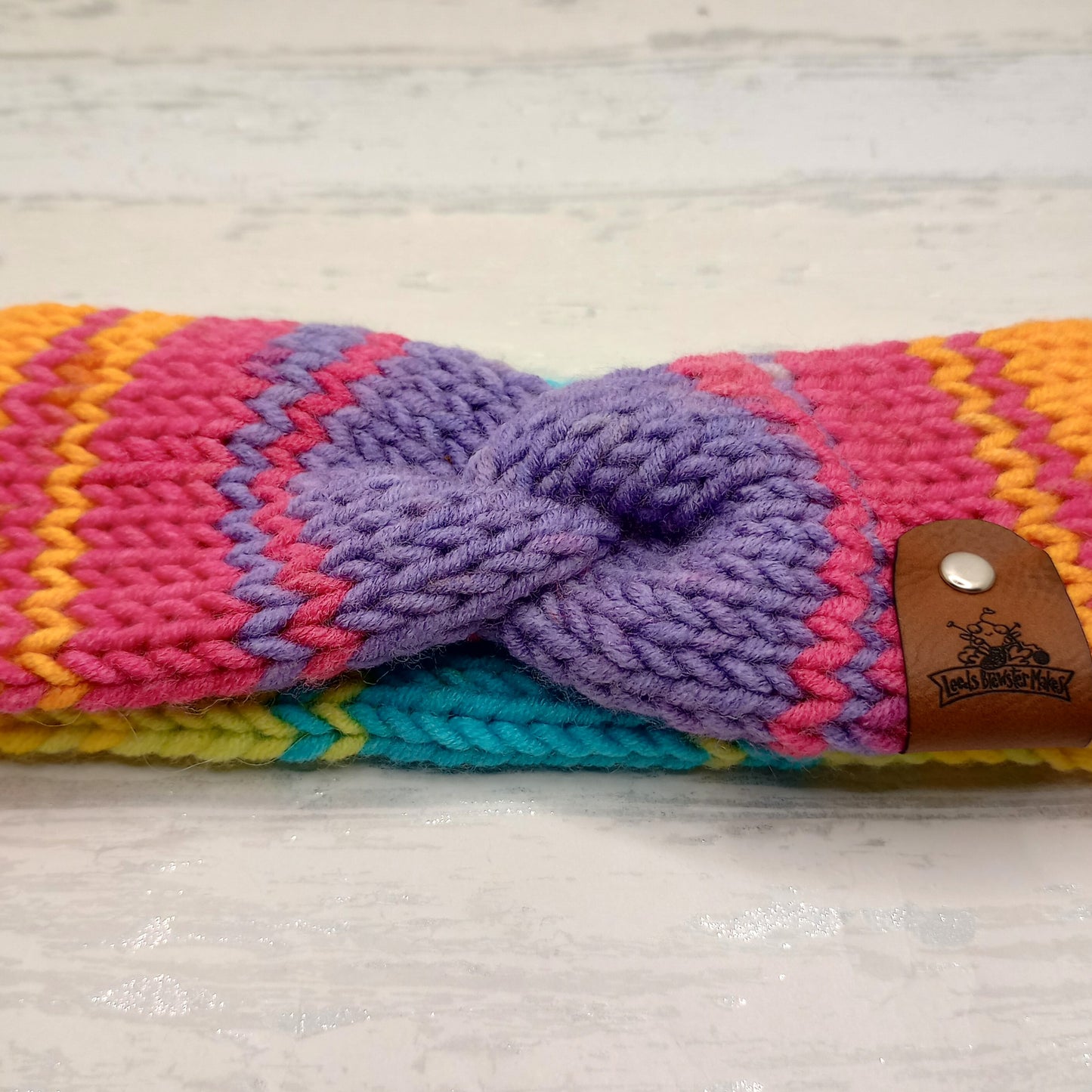 Adult Rainbow Twisted Headband